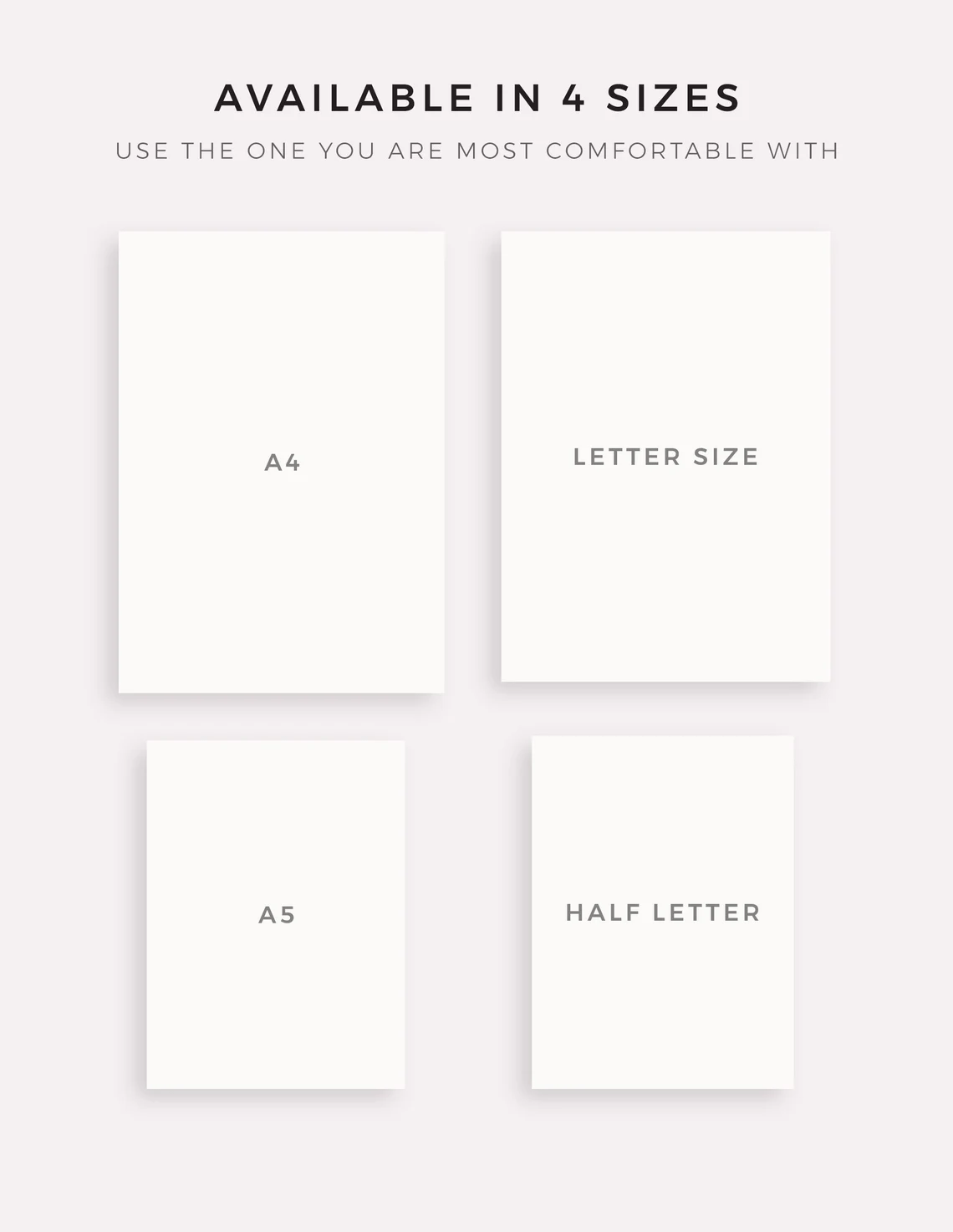 Fitness Planner Set – Plan your workouts, meals, vitamin intake, water consumption, goals, and habits. Available in A4 / A5 / Letter / Half size. Instant PDF download. - Image 8